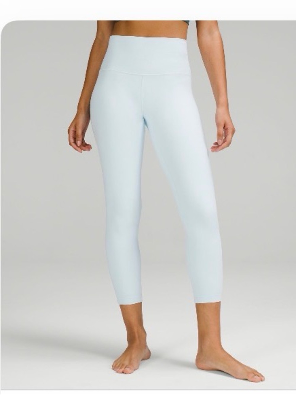 lululemon athletica Pale Blue High-Waist Leggings size 6